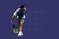 Đánh bóng qua 2 chân-Bước 4 Đánh bóng qua 2 chân-Bước 4